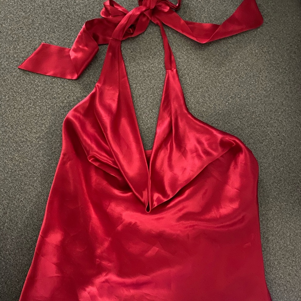Banana republic silk halter top